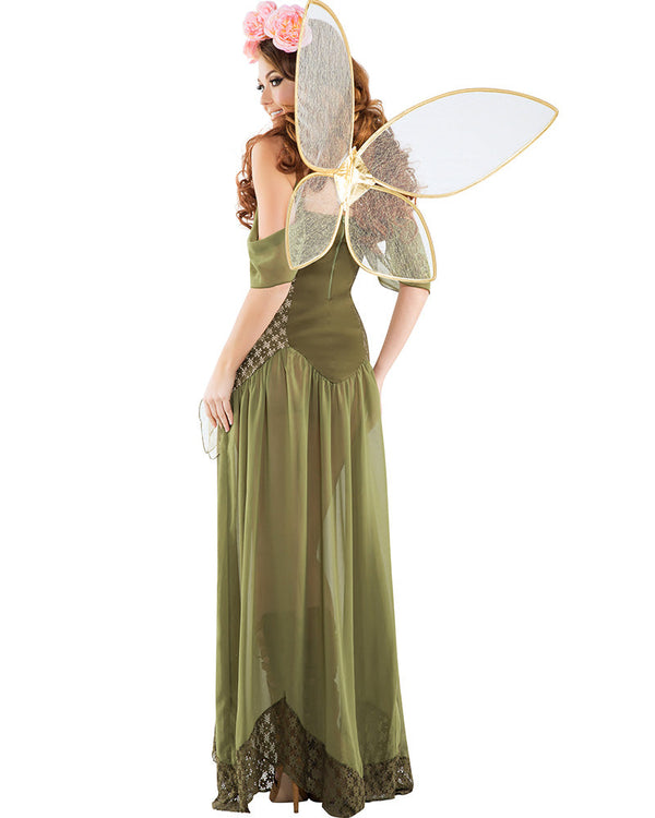 Rose Fairy Princess Womens Costume