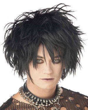 Scissorhand Fiend Mens Black Wig