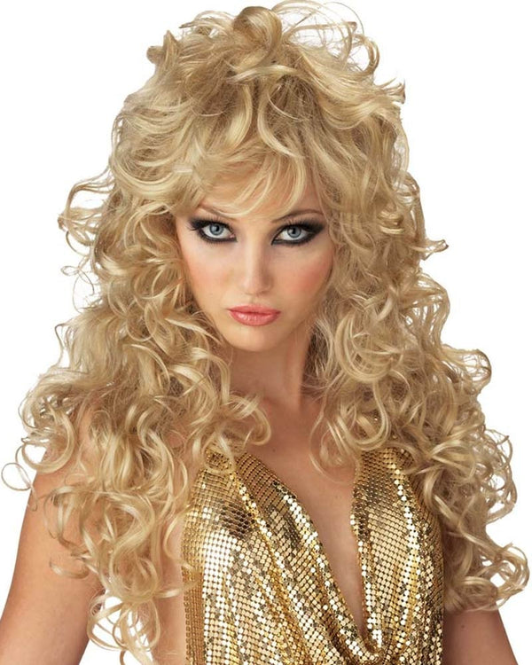 70s Seduction Blonde Wig