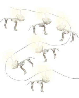 Hell Hound Skeleton Light Up Garland 1.3m