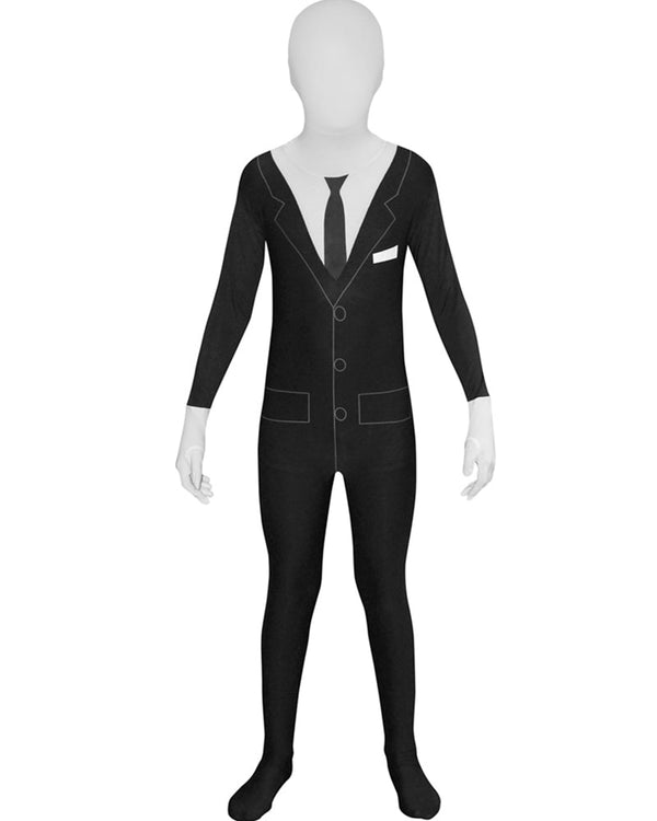 Slenderman Morphsuit Boys Costume