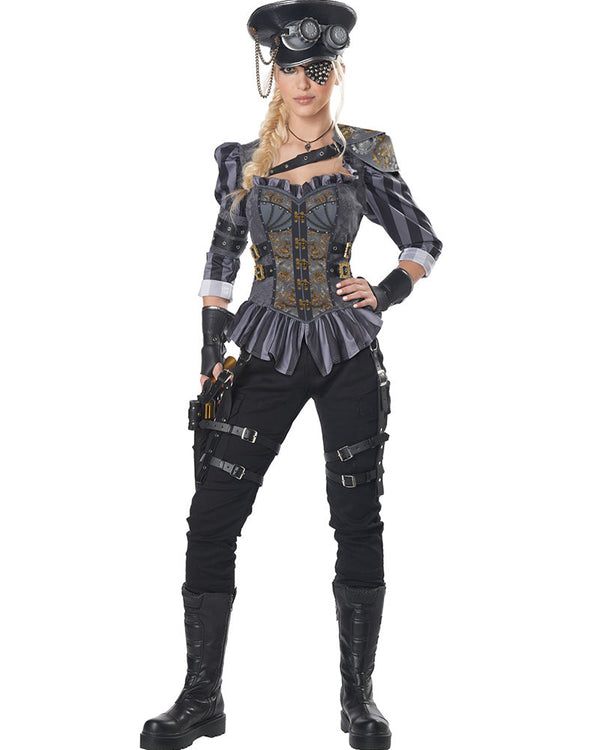 Steampunk Captain Womens Costume
