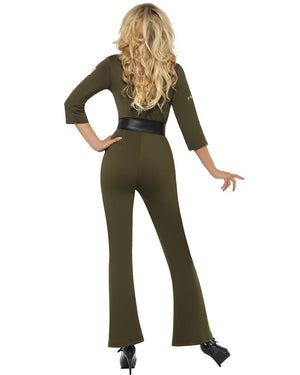 Top Gun Aviator Jumpsuit Womens Costume