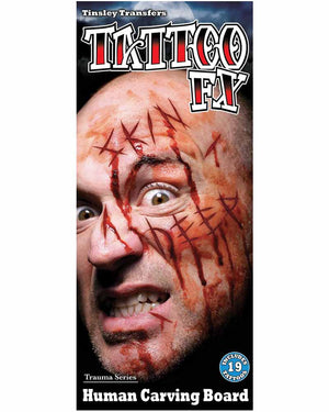 Carving Board FX Temporary Tattoos