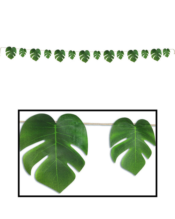 Tropical Palm Leaves Streamer