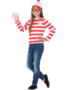 Wheres Wally Kids Top Glasses and Hat Kit