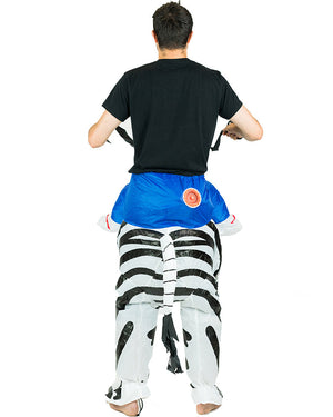 Zebra Inflatable Adult Costume