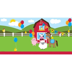Farmhouse Fun Plastic Tablecover