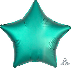 Jade Satin 45cm Star Balloon