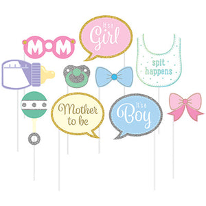 Baby Shower Photo Props Pack of 10