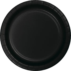 Black Velvet 18cm Paper Plates Pack of 24