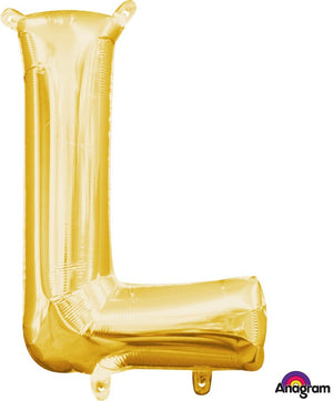 Gold 40cm Letter L Balloon