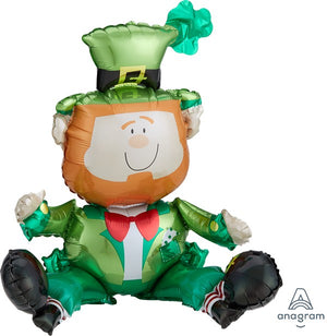 CI: Multi-Balloon Sitting Leprechaun A75