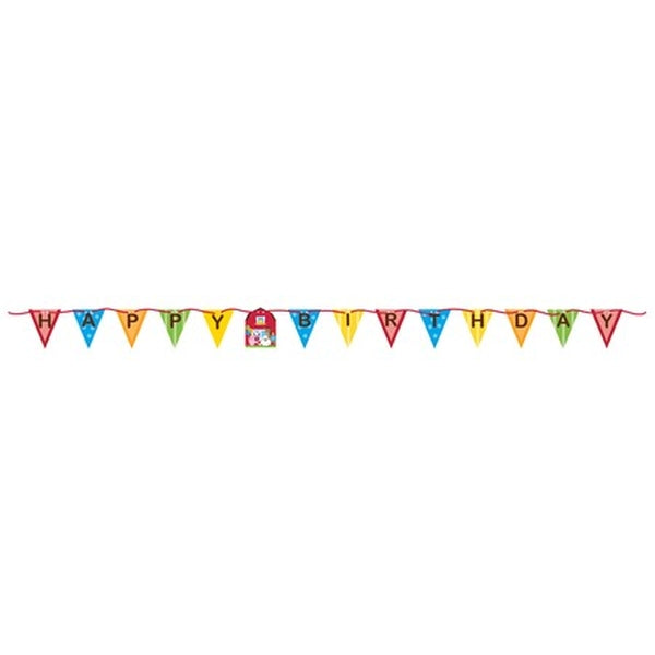 Farmhouse Fun Shaped Ribbon Banner
