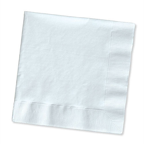 White Lunch Napkins Pack of 50