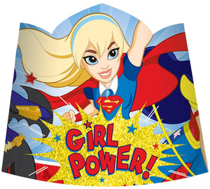 DC Super Hero Girls Paper Tiaras Pack of 8