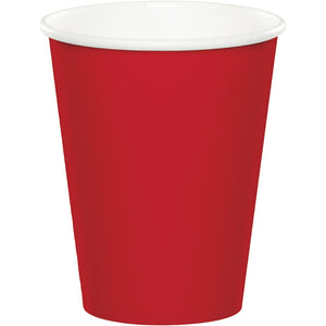 Classic Red Paper Cups 266ml Pack of 24