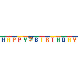 Block Party Happy Birthday Jointed Banner