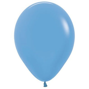 Sempertex 30cm Neon Blue Latex Balloons 240, 100PK Pack of 100