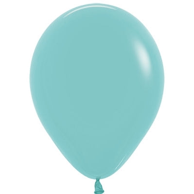 Sempertex 30cm Fashion Aquamarine Green Latex Balloons 037, 25PK Pack of 25