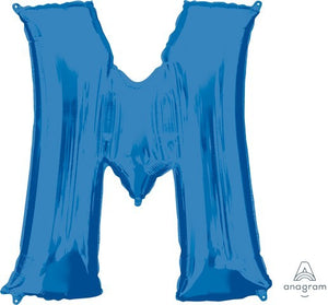 SuperShape Letter M Blue L34