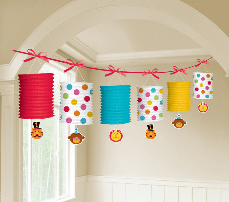 Fisher Price 1st Birthday Circus Lantern Garland