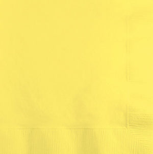 Mimosa Yellow Beverage Napkins Pack of 50