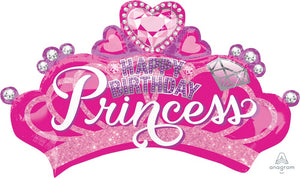 SuperShape Happy Birthday Princess Crown & Gem P35