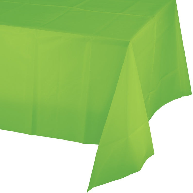 Fresh Lime Tablecover Plastic 137cm x 274cm