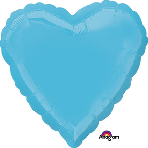 45cm Standard Heart HX Caribbean Blue S15