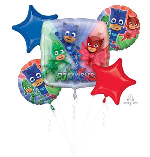 PJ Masks Foil Balloon Bouquet Pack of 5