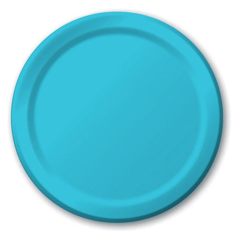 Bermuda Blue Round Paper Plate 22cm Pack of 24