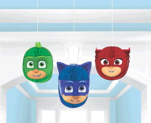 PJ Masks Honeycomb Decorations Pack of 3