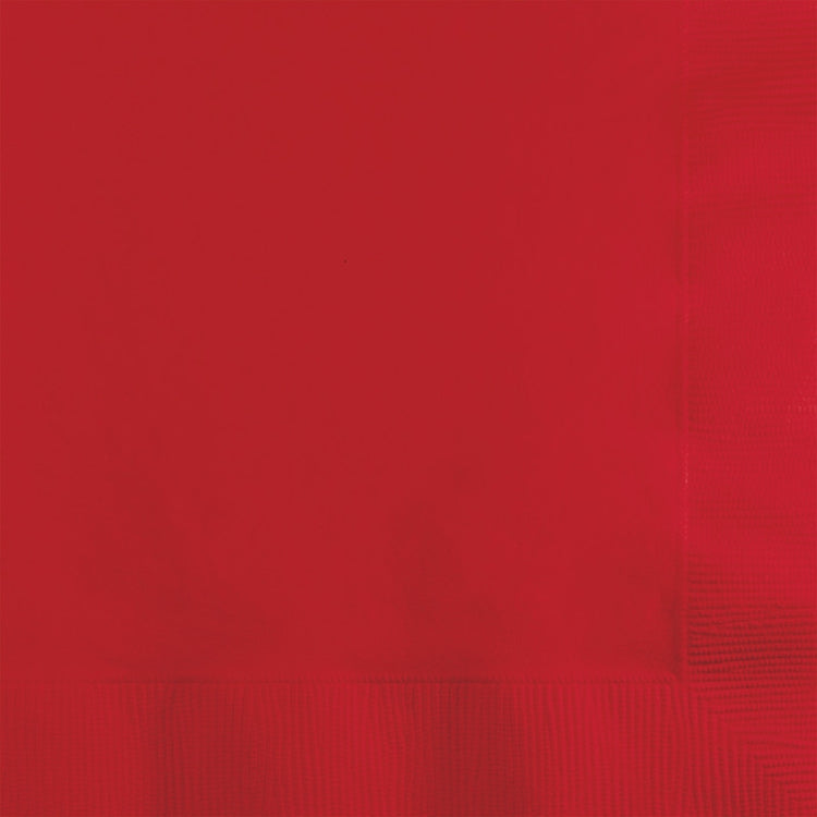 Classic Red Lunch Napkins Pack of 50