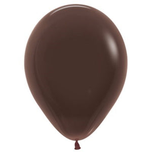 Sempertex 30cm Fashion Chocolate Latex Balloons 076, 100PK Pack of 100