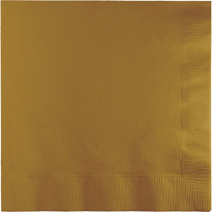 Glittering Gold Lunch Napkins Pack of 50