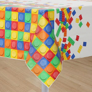 Block Party Plastic Tablecover