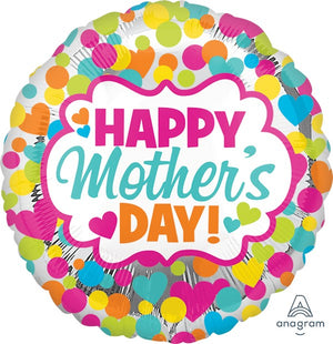 Jumbo Shape HX Happy Mother's Day Dots & Hearts P32