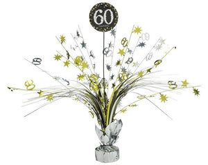60th Sparkling Celebration Spray Centrepiece
