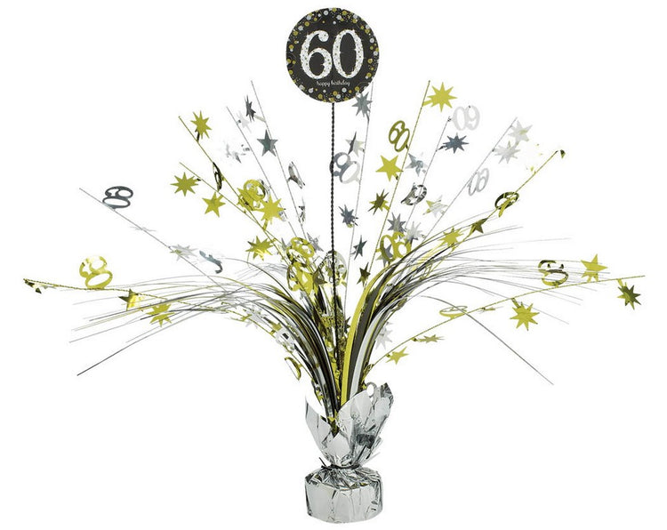 60th Sparkling Celebration Spray Centrepiece
