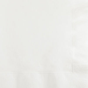 White Beverage Napkins Pack of 50