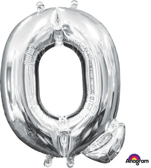 Silver 40cm Letter Q Balloon